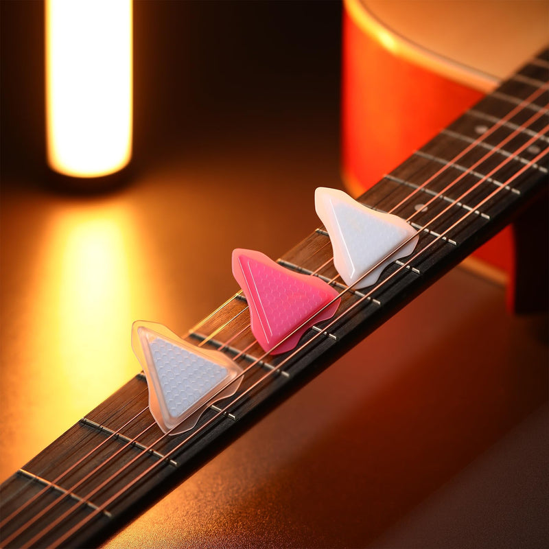 Auto Glowing LED Guitar Pick, Non-slip honeycomb touch, 3 Thickness Options for Electric Guitar,Bass Guitar Picks,White Light, XL size
