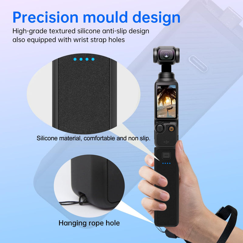 [AUSTRALIA] - Suptig Handle Grip Battery Charger Battery Handle Built-in 5000mAh Battery Compatible for DJI Pocket 3, Xtra Muse Gopro, Insta 360, Akaso, Phone, Digital Camera 