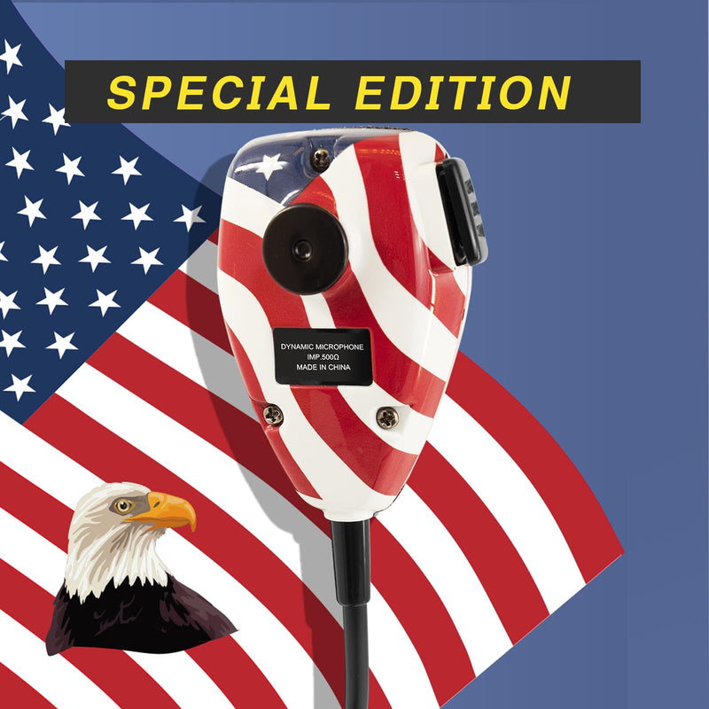 Yo-tronics CB Microphone-4 Pin Noise Canceling CB Microphone, Amateur Radio and SSB Communications, Special USA Edition