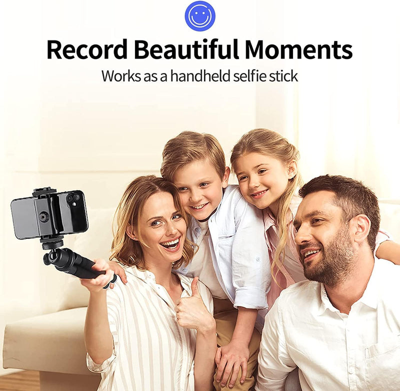[AUSTRALIA] - Kamisafe Phone Tripod, Flexible Tripod for iPhone 14 13 12 11 Pro Max XS XR Android Camera, Portable Cell Phone Tripod with Remote and Phone Holder iPhone Stand for Video Recording/Vlogging/Selfie 