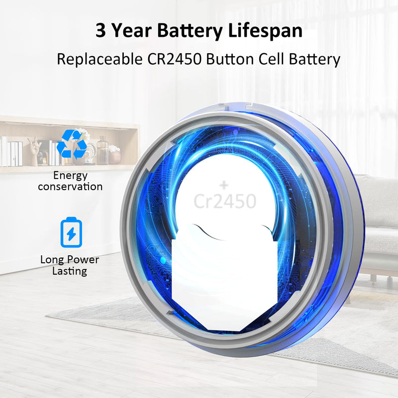 Caregiver Pager Wireless Call Button for Home, Life Alert SOS for Monitoring Elderly Assistance Products Emergency Bell Panic Button Nurse Calling for Seniors Patients Disabled Care,Waterproof 1 Receiver+ 2 Call Button