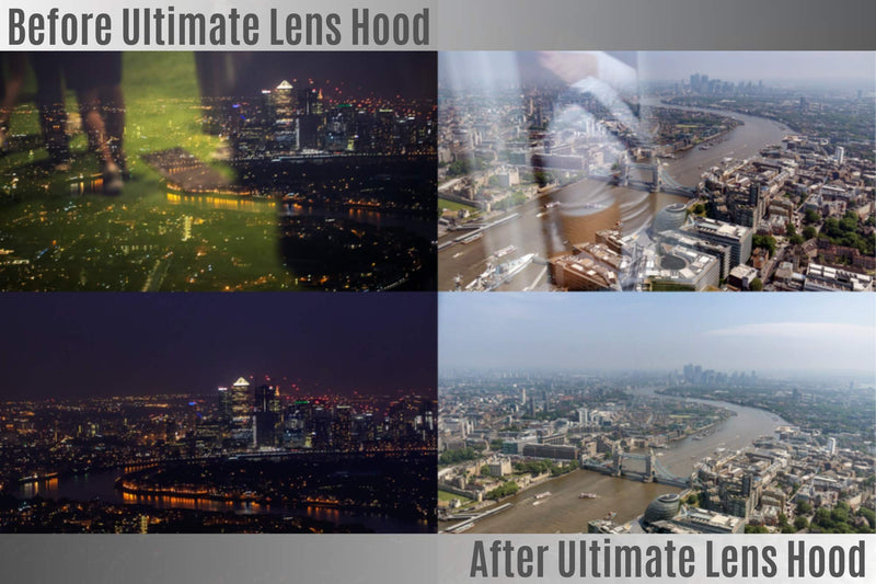 [AUSTRALIA] - Original ULHgo Ultimate Lens Hood - Camera Lens Anti Reflection - LenSkirt Antireflection - DSLR Rubber Lens Hoods - Fits 49mm to 82mm Filter Thread - from Kickstarter 