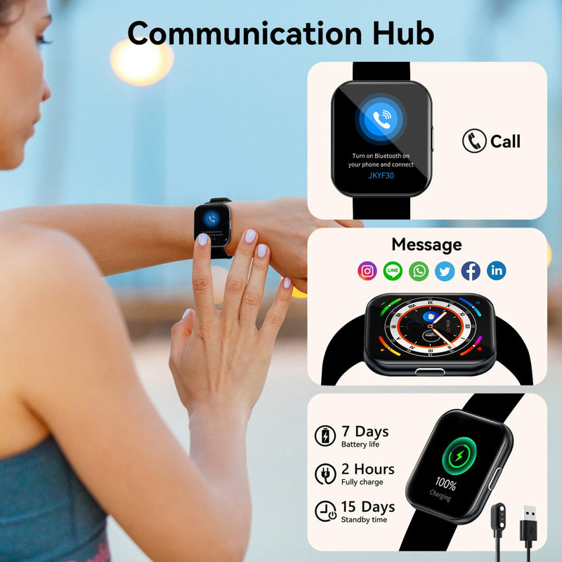 Smart Watch for Women, 1.81" Display for Samsung/iPhone/Android