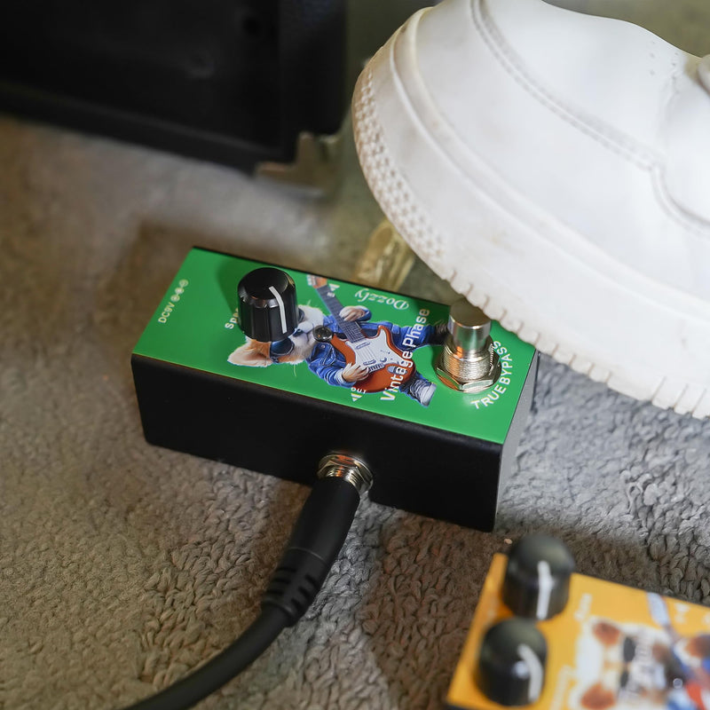 Phaser Guitar Pedal Vintage Phase Electric Guitar Effects Pedal DC 9V True Bypass Vintage Phase Pedal