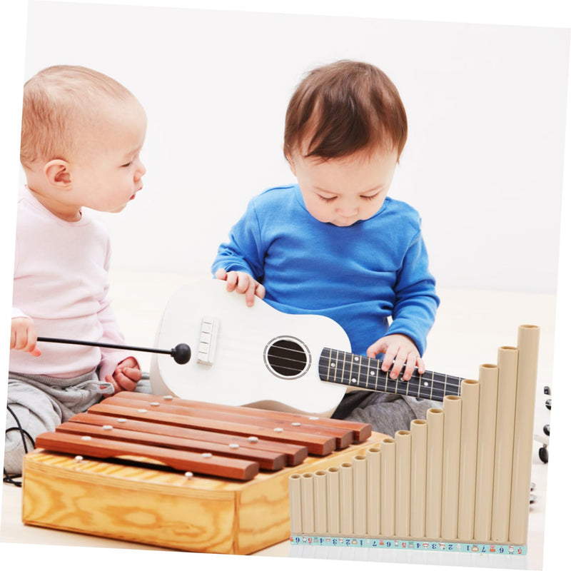 Pan Flute 16 Wooden Flute Chinese Flute Keyboard Instrument Bamboo Pan Flute Musical Instrument Pan Music Multifunction Panpipes C Key Pan Row Flute