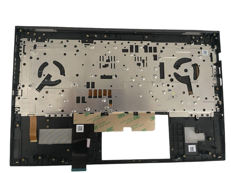Replacement for HP OMEN 15-EK 15-EN 15Z-EN100 Laptop Upper Case Palmrest RGB Backlit Keyboard Assembly Part M00667-001