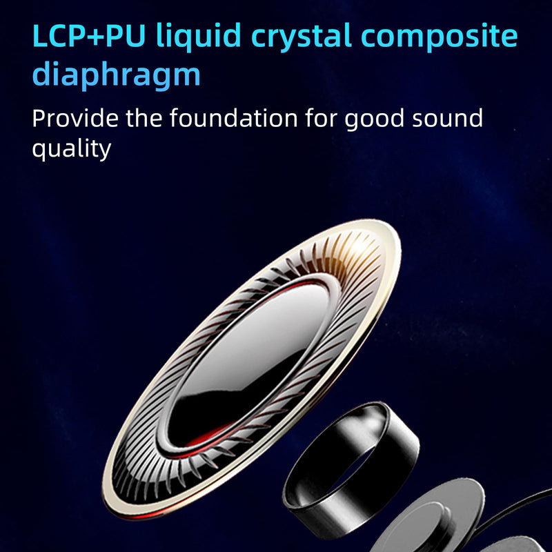 EPZ Q1 PRO in Ear Monitor Gaming Earbuds Type-C with Mic Detachable Cable | 10mm LCP+PU Dynamic Driver Dual Cavity Dual Magnetic IEM, 3D Printed Resin 4N Single Crystal Copper Cable Wired Earphones Type C With Mic