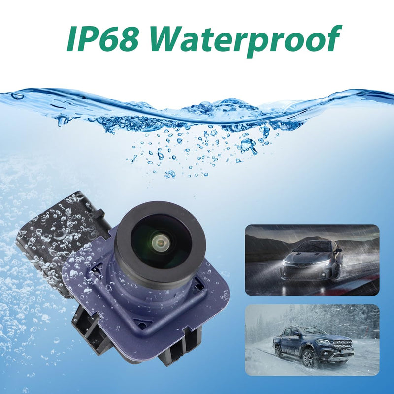 HS7Z-19G490-A Backup Rear Camera Replacement for Ford Fusion/Energi/Hybrid 2017-2020 & Ford Police Responder Hybrid 2019 2020, OE Camera Replaces HS7Z-19G490-F, HS7Z-19G490-D by GreenYi