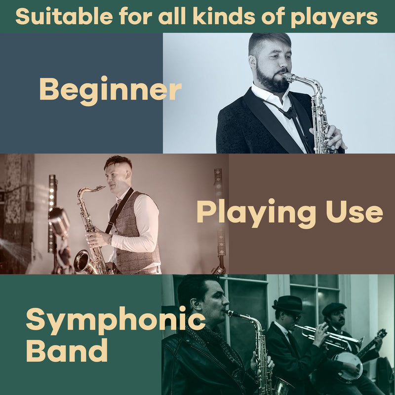 [AUSTRALIA] - Alto Saxophone Reeds 2.5, Professional Alto Sax Reeds 10Pack with Plastic Box, Thinner Reed Tip Advanced Cutting Technology for Saxophone Beginner and Player Strength 2.5 