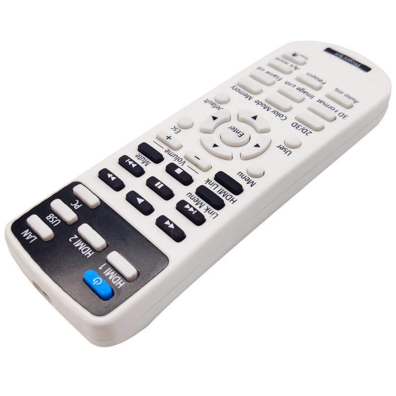 Leankle Remote Controller 2181830 for Epson Projectors EH-TW5400, EH-TW5600, EH-TW5650, H850B, H850C, H851A, H851B, H851C, H852A, H852B, H852C, Home Cinema 2100, Home Cinema 2150