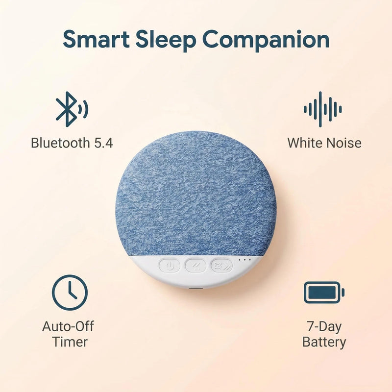 Dream Pillow Speaker, Ultra-Thin Bluetooth Sleep Speaker for Side Sleeper, Wireless Under Pillow Speaker for Sleeping
