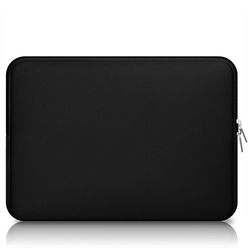 13" Laptop Sleeve 13 Inch Cover Protective Case Compatible with Apple MacBook Air 13.3 Inch Mac Pro M1 Surface Lenovo Dell HP Bag Computer Pouch Accessories Travel Carrying Case Neoprene, Black