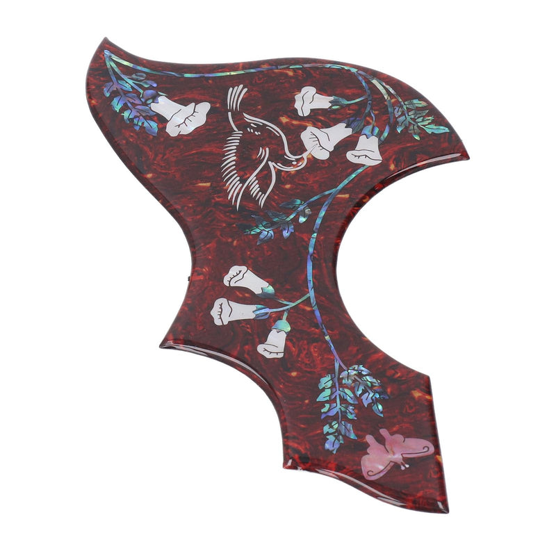 Hummingbird Acoustic Guitar Pickguard, Self Adhesive, Anti Scratch Guitar Plate, 2mm Thick, Guitar Pick Guard for Standard Size Guitars