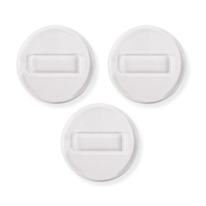 4" Clear Piano Caster Cups for Grand Piano and Baby Grand Piano by Blue Akilades - 3 Pack Invisible Design with Dust Cloth