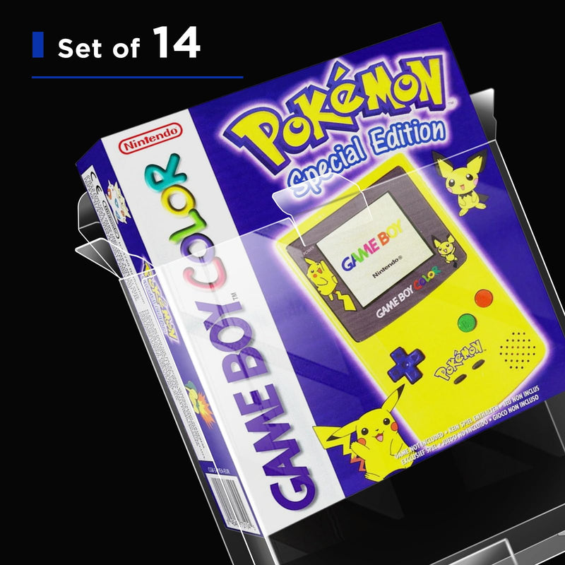 Game Boy Case Protector, Compatible for Game Boy, Game Boy Color, Game Boy Advance Game Box (Ultimate 14 Packs)