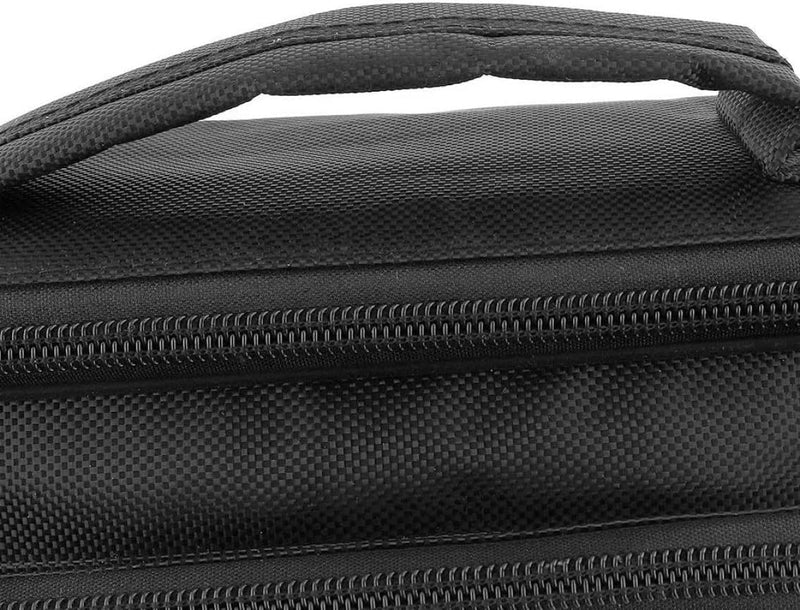 Portable Gig Bag Effect Pedalboard Carry Bag 18 x 9 x 3 Inch for Small Guitar Effects Pedal Board Black