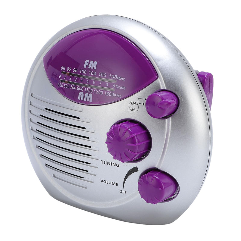 [AUSTRALIA] - Water Proof Portable Shower Radio Hanging Bathroom AM FM Battery Powered for Kitchen Outdoor 