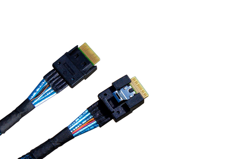 𝐃𝐢𝐋𝐢𝐧𝐤𝐞𝐫 PCIe Gen4 𝐒𝐥𝐢𝐦𝐒𝐀𝐒 4X to 𝐔.𝟐 𝐍𝐕𝐌𝐞 Adapter,𝐒𝐅𝐅-𝟖𝟔𝟓𝟒 38P to 𝐒𝐅𝐅-𝟖𝟔𝟑𝟗 68P Cable with Power, 75CM (Pack of 2) 75CM (Pack of 2)