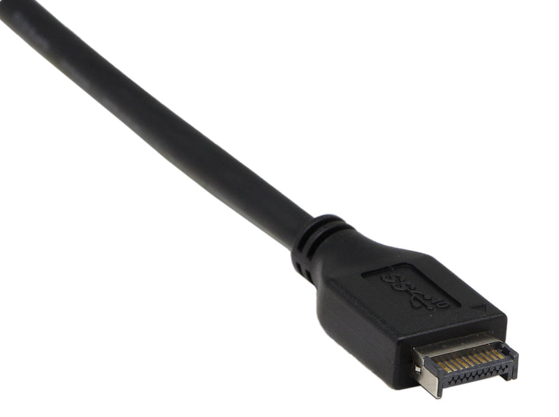 zdyCGTime(50cm) Type E Male USB 3.1 Front Panel Header to USB-C Type-C Female Extension Cable with Panel Mount Screw