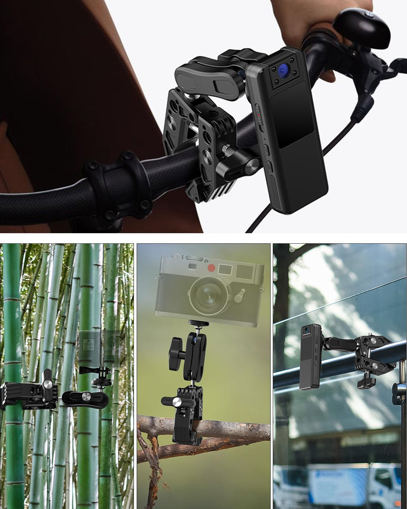 BOBLOV Multifunctional Crab Claw Clip, for Sports Cameras, Mobile Phones, Photography， Metal Strong Clip, Outdoor Expansion Universal, Additional Universal Adapter