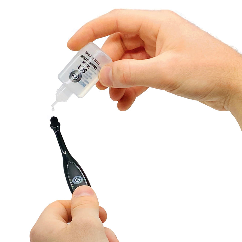 [AUSTRALIA] - Record & Stylus Care System – Record Cleaning Fluid & Large Scratch-Free Cleaning Pad with Delicate Stylus Brush & Cleaning Solution + Bonus Label Mask, Protect & Preserve Vinyl Records 