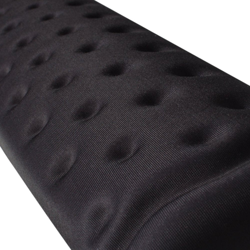 BRILA Memory Foam Mouse & Keyboard Wrist Rest Support Pad Cushion Set for Computer, Laptop, Office Work, PC Gaming - Massage Holes Design - Easy Typing Wrist Pain Relief (Black) Black Bundle