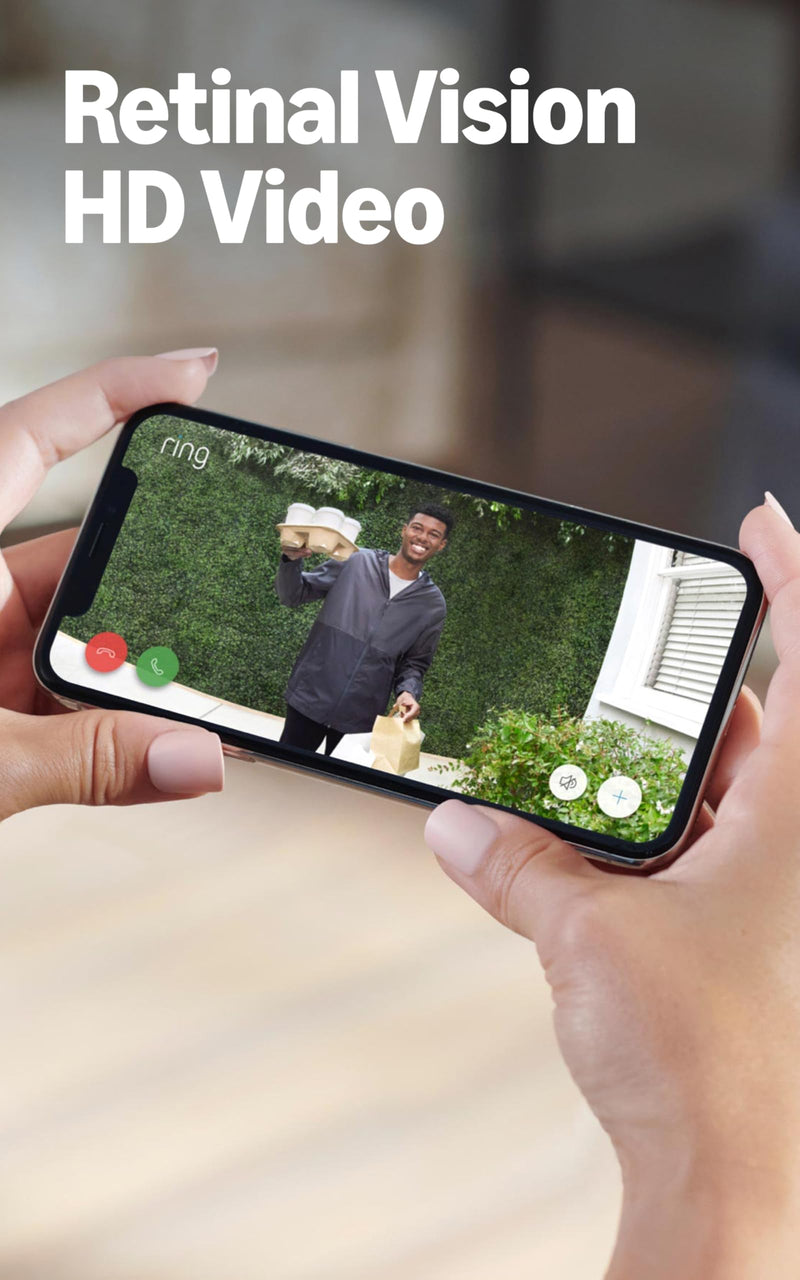 Ring Video Wired Doorbell (newest model), Home or business security, Two-Way Talk, advanced motion detection, HD camera and real-time alerts to monitor your front door (wiring required) 1 doorbell Doorbell Only