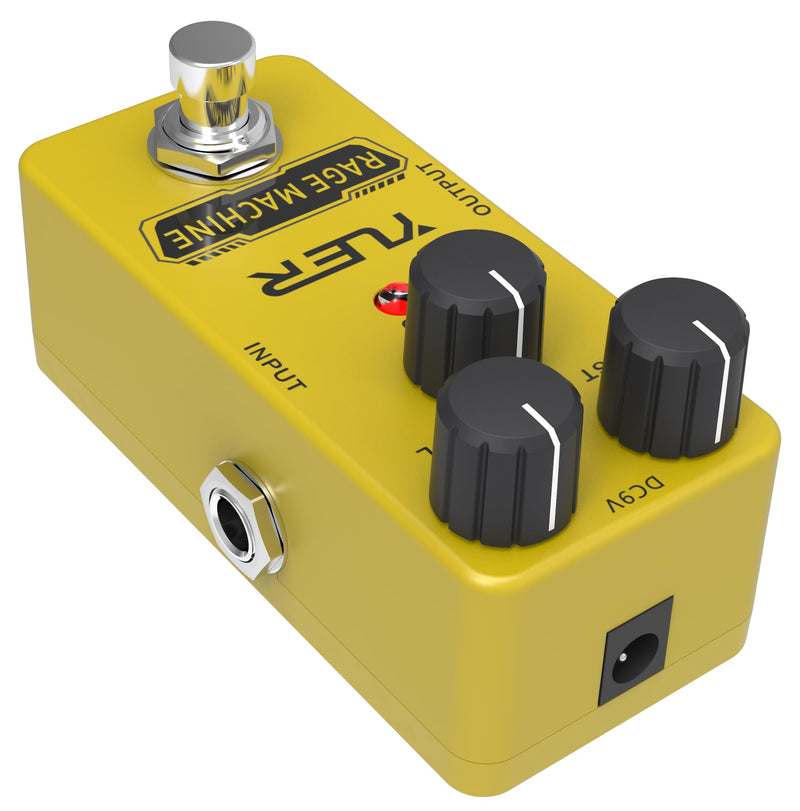 Rage Machine, Guitar Effects Pedal, Mini Single Type, True Bypass, DC 9V, for Electric Guitar and Bass