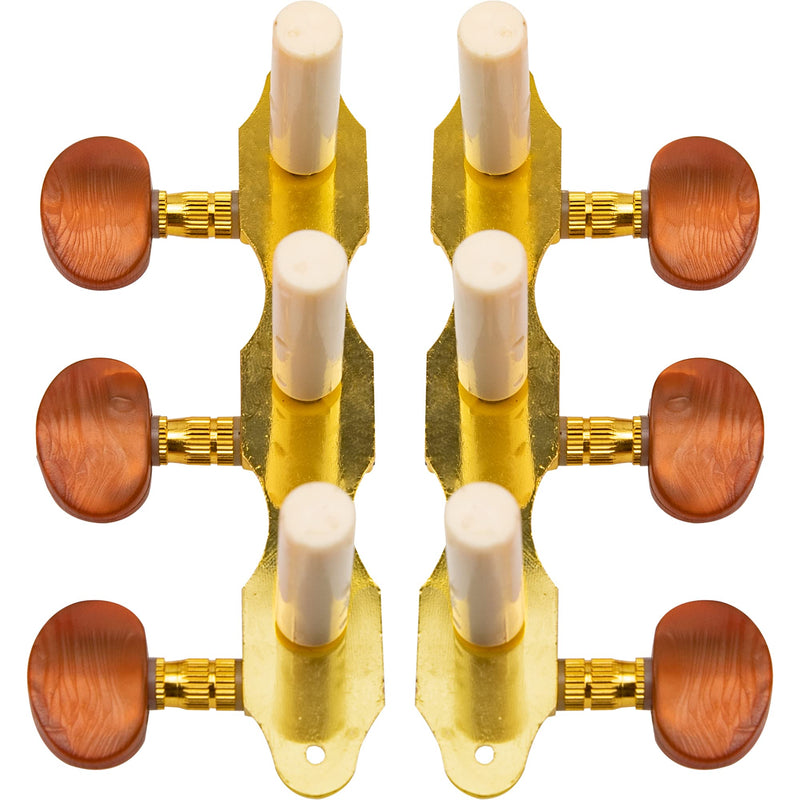 [AUSTRALIA] - Classical Guitar Tuners Machine Heads Tuning Keys String Pegs 3L 3R 1:14 Compatible with Classical Guitar 