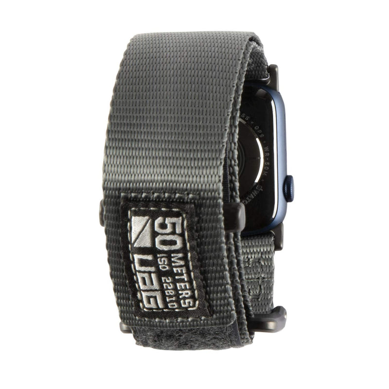 URBAN ARMOR GEAR UAG Compatible with Apple Watch Band 49/46/45/44mm iWatch Series Ultra 3/Ultra 2/Ultra/4-11/SE3/SE2/SE, High Strength Nylon Weave Replacement Strap, Active LE Dark Grey