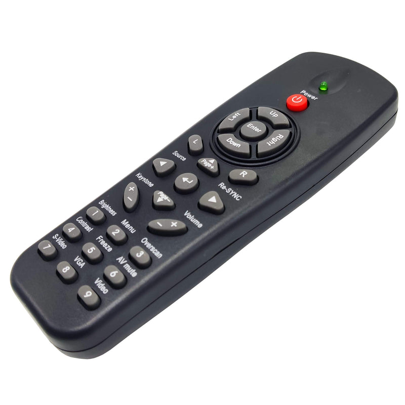 INTECHING BR-3043N Projector Remote Control for Optoma DS211, DS216, DS316, DS322, DS323, DS325, DS326, DW312, DW318, DX319, DX617, DX619, DX621, DX623, DX626, ES521, ES526, ES526L, ES529, EW531