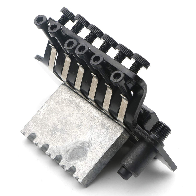[AUSTRALIA] - Black Electric Guitar Tremolo Bridge with Bar Double Strat Locking for Floyd Rose Type black 