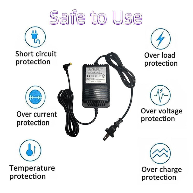 AC 9V 2A Power Adapter for Line 6 POD Digitech RP GNX Multi Guitar Effects,for Line 6 Floor Pod Plus,Line 6 Bass Pod,Bass POD XT Live,JM4 Looper