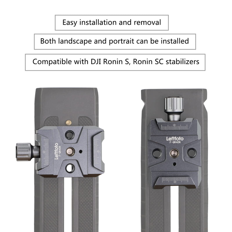 [AUSTRALIA] - Quick Release Clamp,QR Base,Camera Mounts Clamps for Arca-Swiss Standard Compatible with DJI Ronin S 2/3/3-pro/c2 Gimbal for Zhiyun Crane Series and Camera Tripod 