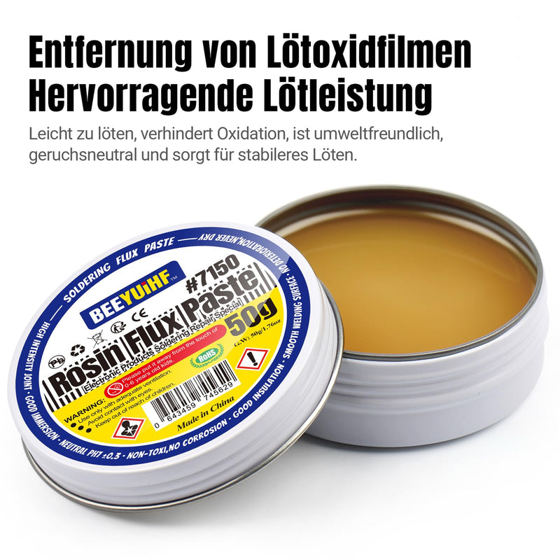 BEEYUIHF Rosin Flux, Soldering Paste Flux, Electronic Flux for Soldering for SMD PCB Welding (2.29oz/65g)