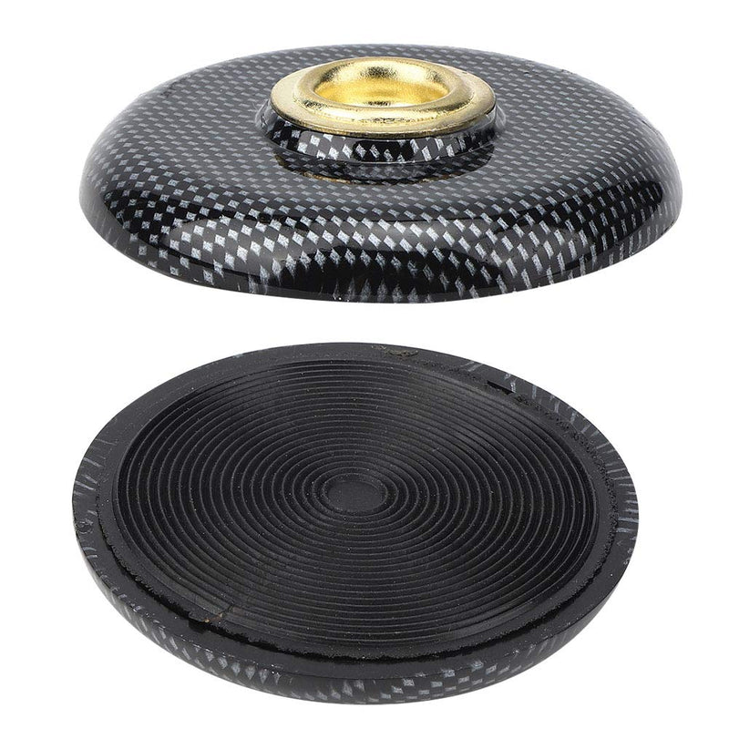 [AUSTRALIA] - Cello Rest, Rock Stop Cello Endpin Rest Stopper - Anti-Slip Anchor Pad with Hole for Spike Floor Protector(Black) Black 