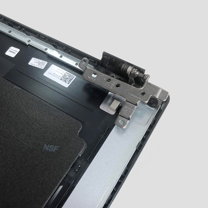 Replacement 15.6" Laptop LCD Cover Back Rear Top Lid with Bezel and Hinges for Dell Latitude 15 3520 E3520 017XCF 17XCF 0WXN5F WXN5F 0CDM80 CDM80 Black