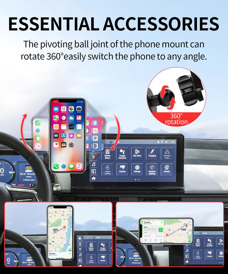 Car Phone Holder for Honda Prologue 2024-2026, 11.3" Screen Magesafe Mount | Acura ZDX 2024-2025 Magnetic Accessories Cell Phone Mount Clip Compatible with iPhone, 3D fit Dashboard Navigation Bracket