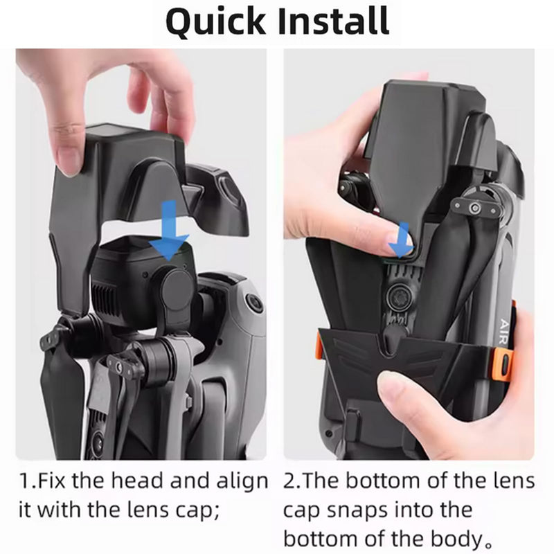 [AUSTRALIA] - Lens Cover Gimbal Protector for DJI Air 3S Drone, Air 3S Lens Protector Lens Cap Dust Cover Accessories 