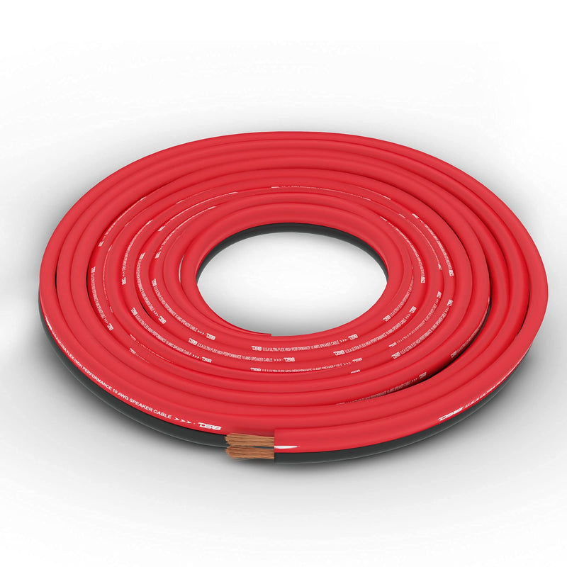 DS18 SW-18GA-100RB Ultra Flex Speaker Wire Red and Black 100FT - Speaker Cable for Audio Applications