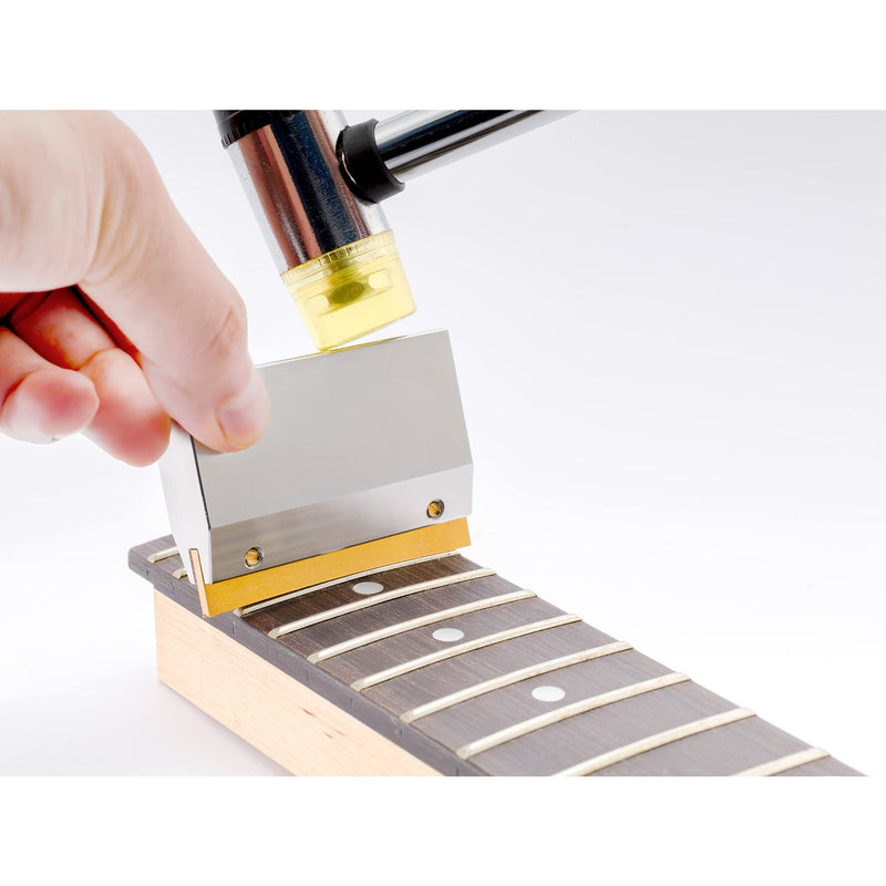 Musiclily Pro Guitar Bass Fret Press Caul Stainless Steel Block Luthier Tool