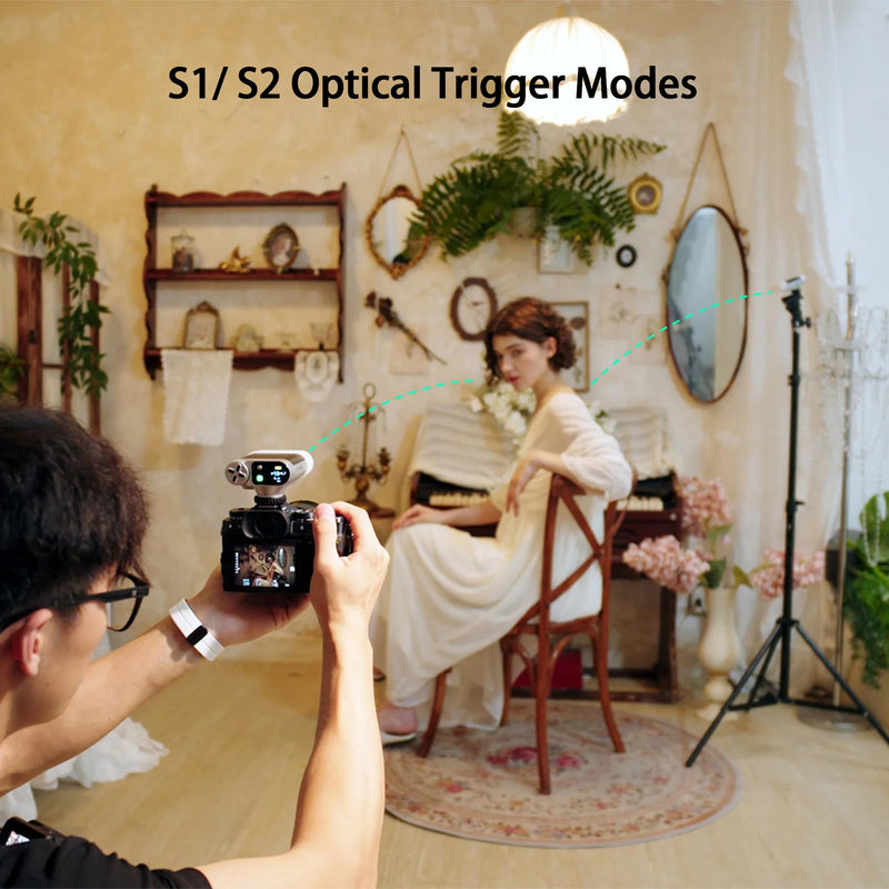 VILTROX Vintage Z1 Pro TTL Camera Flash for Sony Cameras, 24Ws Mini Flash, 1/8000s HSS Retro Camera Flash with Touch Screen, 1s Recycling Time, S1/S2 Optical Trigger
