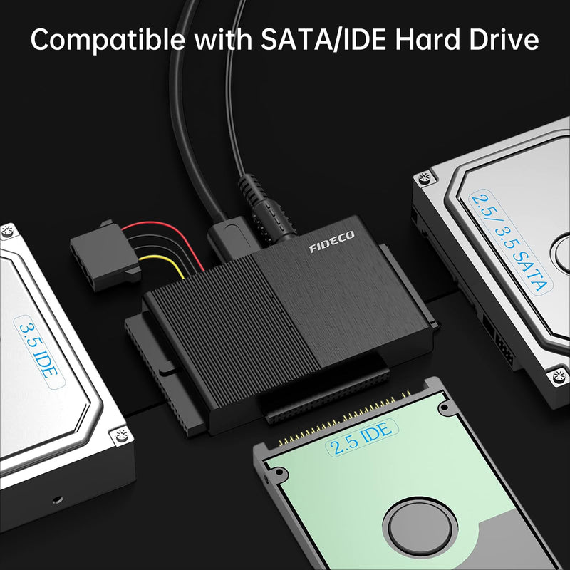 M.2 NVMe SSD Enclosure and USB 3.0 to SATA or IDE Adapter