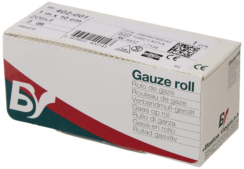 [AUSTRALIA] - Bastos Viegas 59410 Cotton Gauze Roll 80 cm x 1 m 