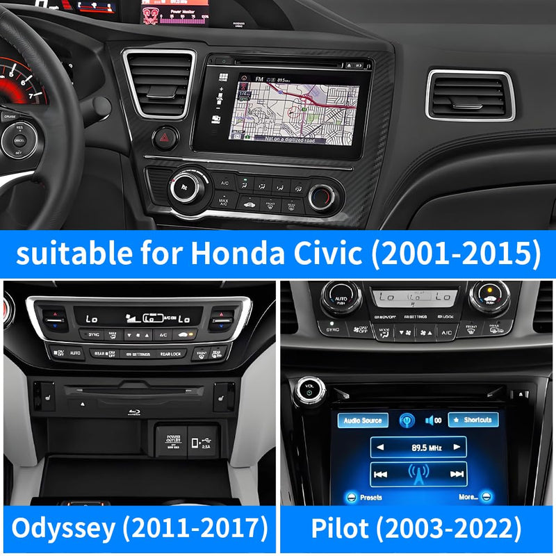 Car CD Slot Phone Mount for Honda Civic 2001-2015，Odyssey 2011-2017，Pilot 2003-2022 Automobile Interior Accessories Best Cellphone Holder Cell Phones Screen Stand Mobile Cradle Dashboard Accessory