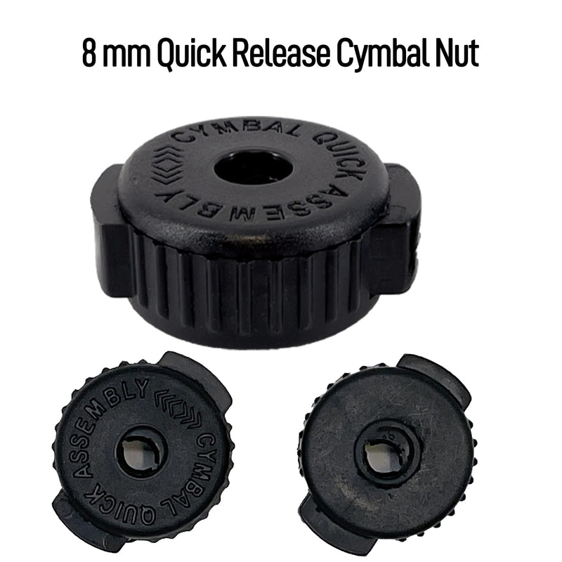 Standard Cymbal Replacement Accessories Set 21pcs - Hi-Hat Clutch, Cymbal Felts, Sleeves, Wing Nuts, Quick release Cymbel Nuts, Drum key & Washers for Drum Set Cymbal (Blue) Blue