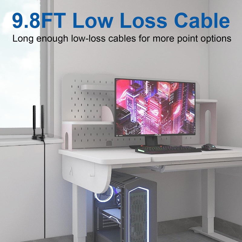 9dBi Magnetic Base 4G 5G Wide Band SMA External Antenna for Verizon AT&T T-Mobile Home Internet 4G LTE 5G Wireless Router Gateways Modem Mobile Hotspot, Eifagur Magnetic Antenna