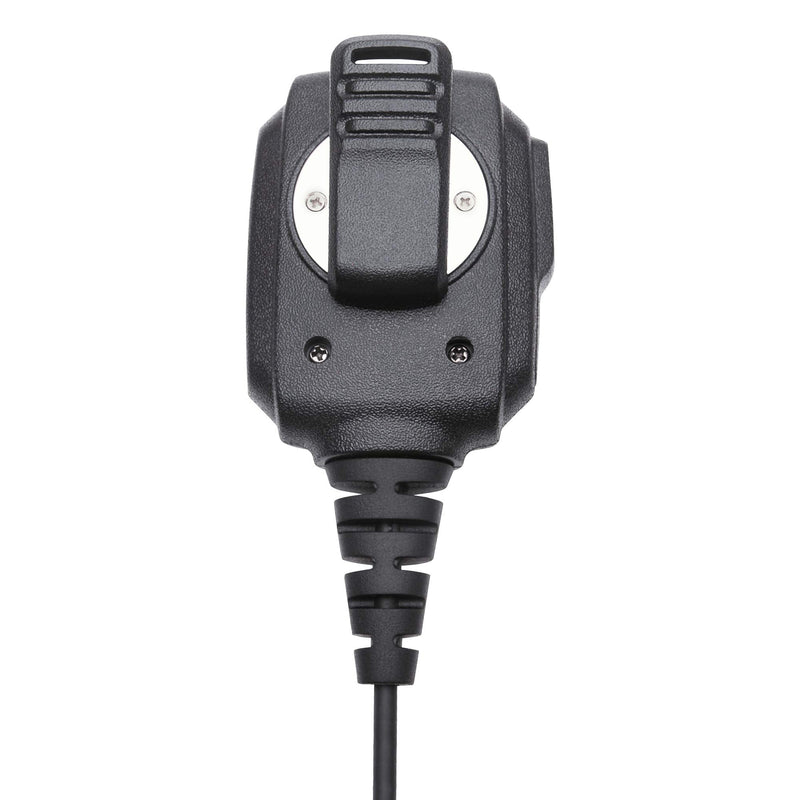 [AUSTRALIA] - Midland- AVPH10 Handheld Two-Way Radios - Shoulder Speaker Mic with Rotating Clip for GMRS - GXT1000VP4 and all Midland Radios - Plug and Play Communication with Push-to-Talk Button - PTT Black 1-Pack 
