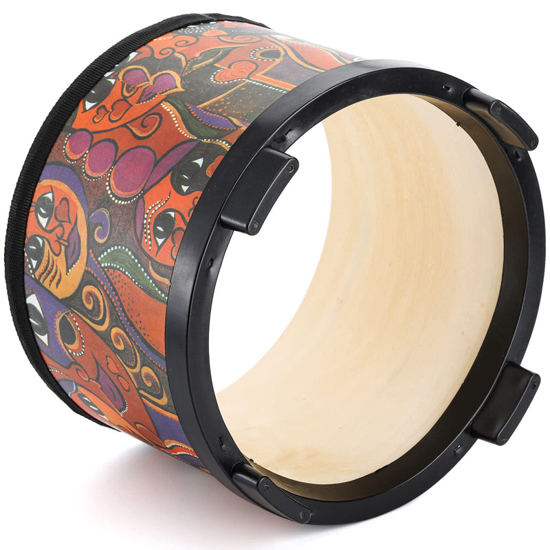 [AUSTRALIA] - Tosnail 8 Inch Percussion Drum with Storage Bag and Mallets, Musical Instrument for Christmas Birthday Gift - Face Pattern 
