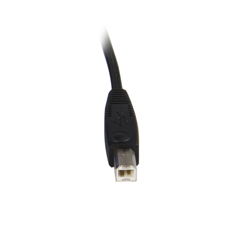 StarTech.com 2-in-1 Universal USB KVM Cable - Video / USB cable - HD-15 (VGA), USB Type B (M) to USB, HD-15 (VGA) - 15 ft - SVUSB2N1_15, Black | Combines VGA video and USB data into one cable, HD-15 and USB-B to USB and HD-15, Reduces clutter